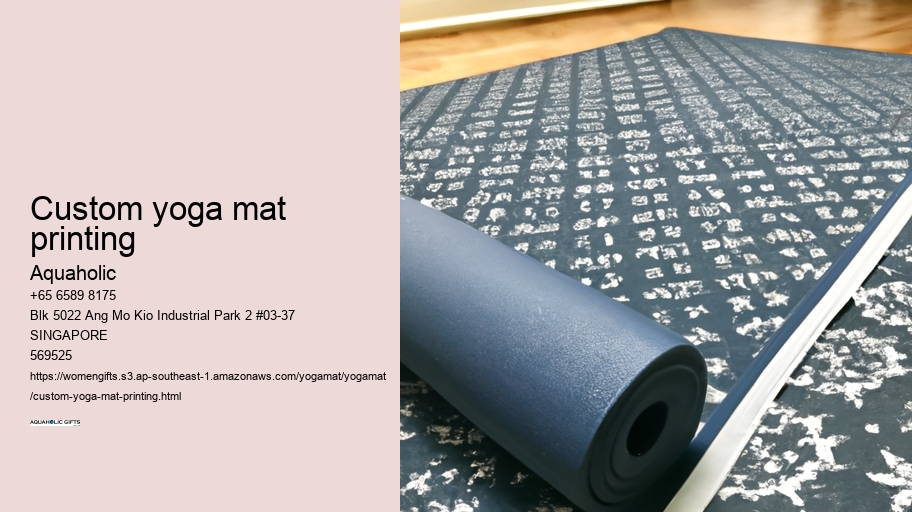 custom yoga mat printing
