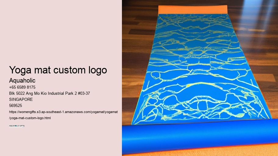 yoga mat custom logo